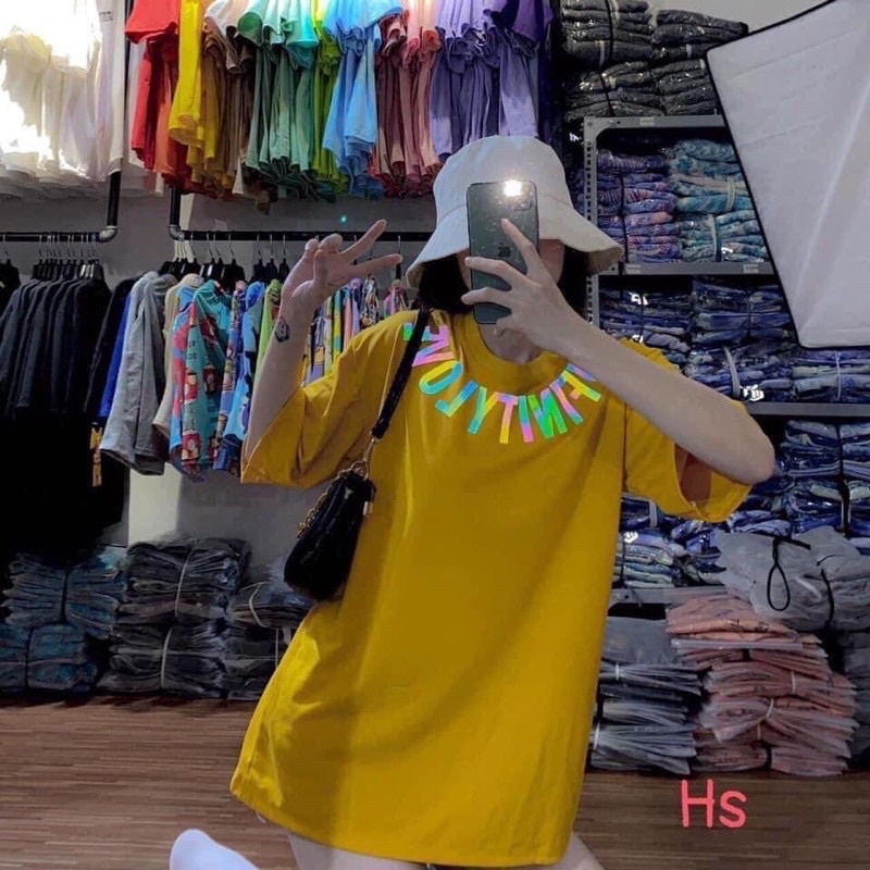Áo nữ form rộng chữ Phản Quang đẹp  ❤Tân Uyên Shop❤