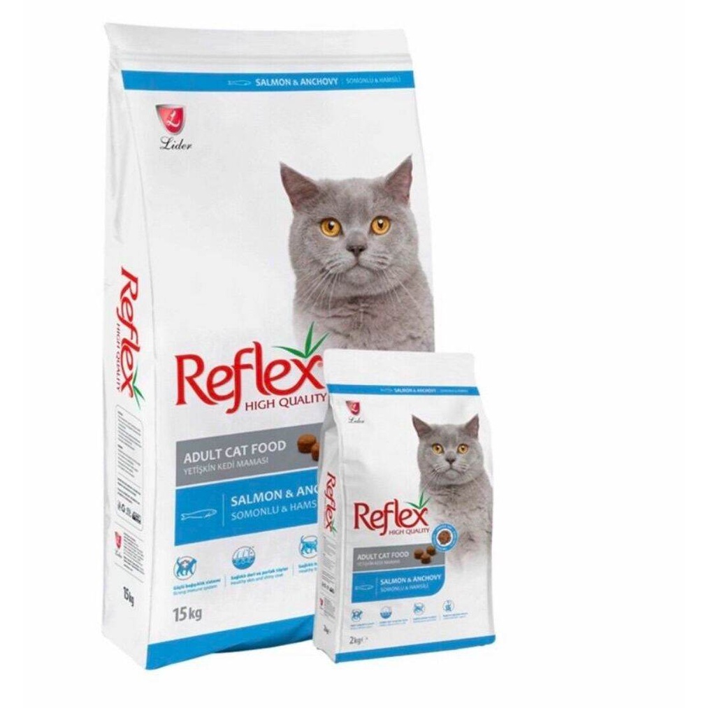 [Bao 15kg] Hạt Reflex cho mèo, Hạt cho mèo lớn và mèo con vị Gà và Gạo