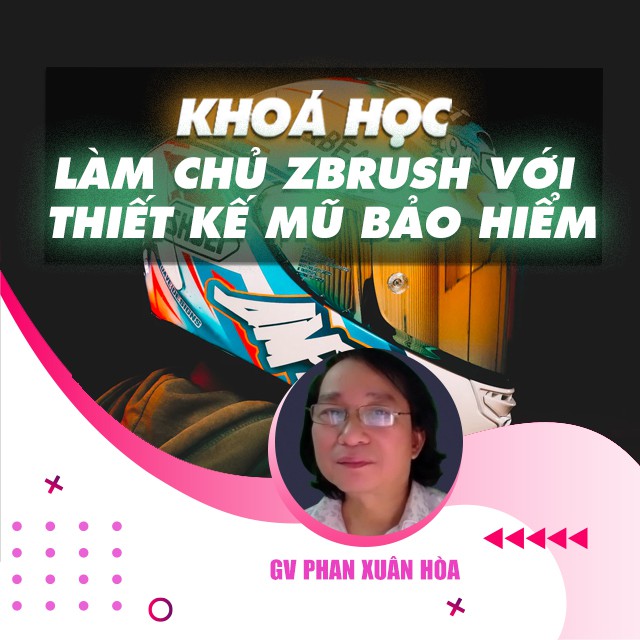 Toàn quốc- [Evoucher] FULL khóa học THIẾT KẾ- Làm chủ nhanh chóng Zbrush với FULL khóa học thiết kế mũ bảo hiểm