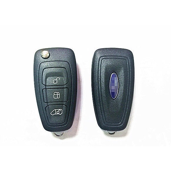 Ốp Chìa Khóa Silicon Tráng Gương Ford Ranger, BT50 chìa gập - kèm móc treo