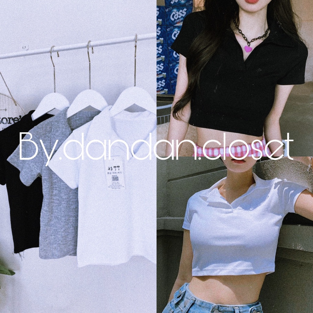 🌸 Thun kiểu ngắn cộc tay năng động thể thao cá tính hàn quốc Ulzzang 🌸