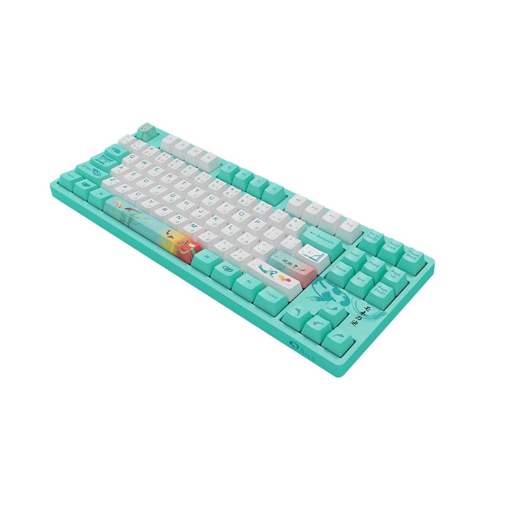 Bàn phím cơ akko 3087 v2 monet’s pond bluetooth máy tính laptop không dây mini giá rẻ gaming full size red blue switch