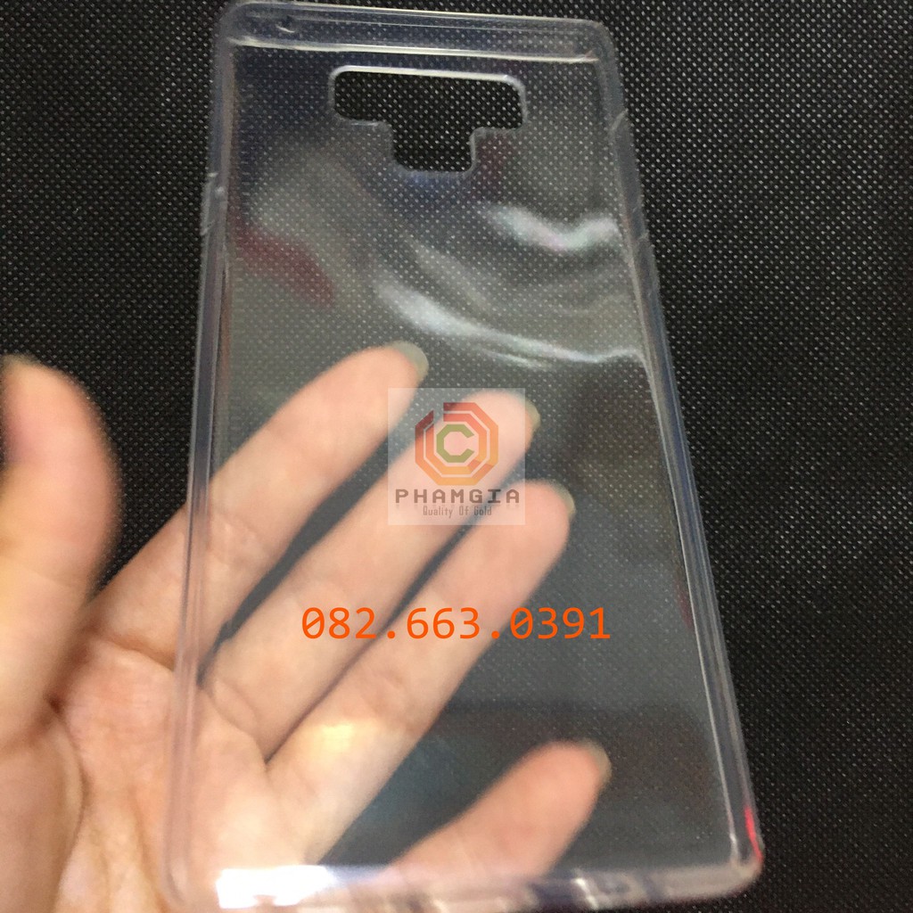 Ốp lưng Samsung Note 9 dẻo trong bảo vệ cam bền đẹp
