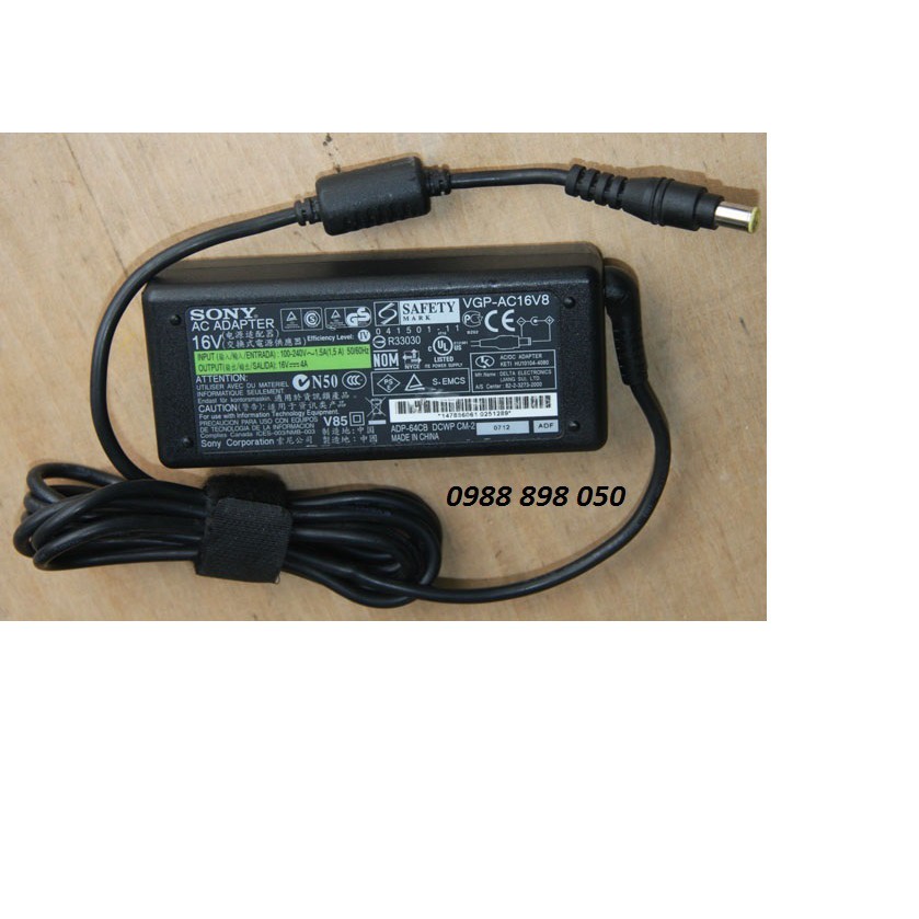 Sạc pin laptop Sony 16V-4A bản gốc