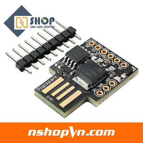 Arduino ATTiny85 USB Digispark phiên bản nhỏ gọn Arduino với khả năng kết nối trực tiếp máy tính qua cổng USB