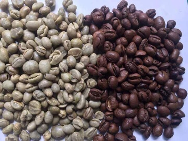 1kg Cà Phê Hạt Robusta Nguyên Chất Rang Mộc 100%