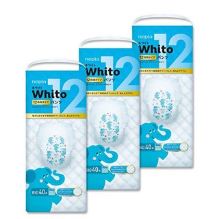 Bỉm quần Whito 12 nội địa Nhật S62/M50/L42/XL40
