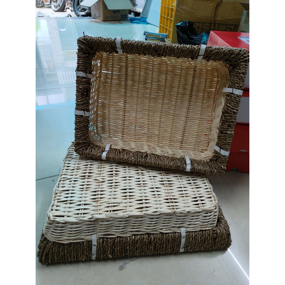 Khay mây gói quà cao cấp