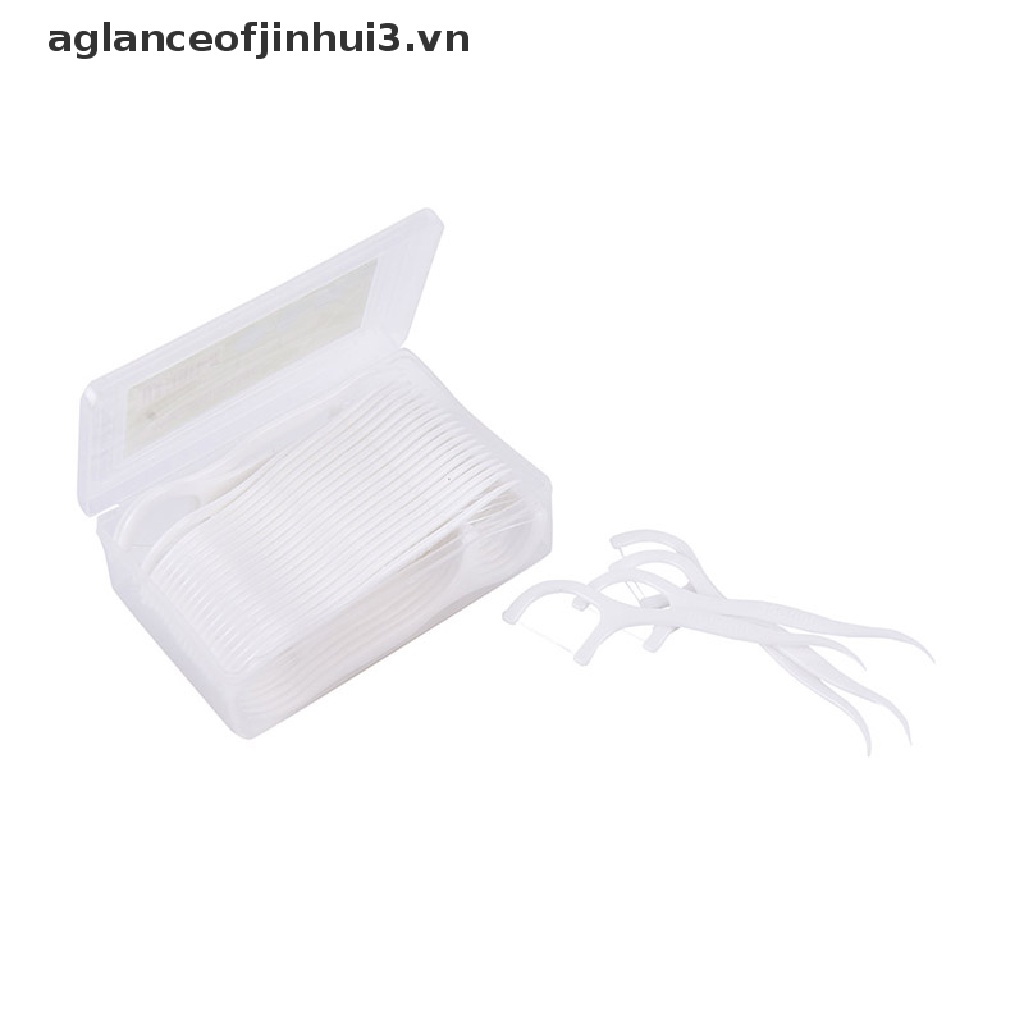 Set 1 Hộp / 50 Tăm Chỉ Nha Khoa Chất Lượng Cao