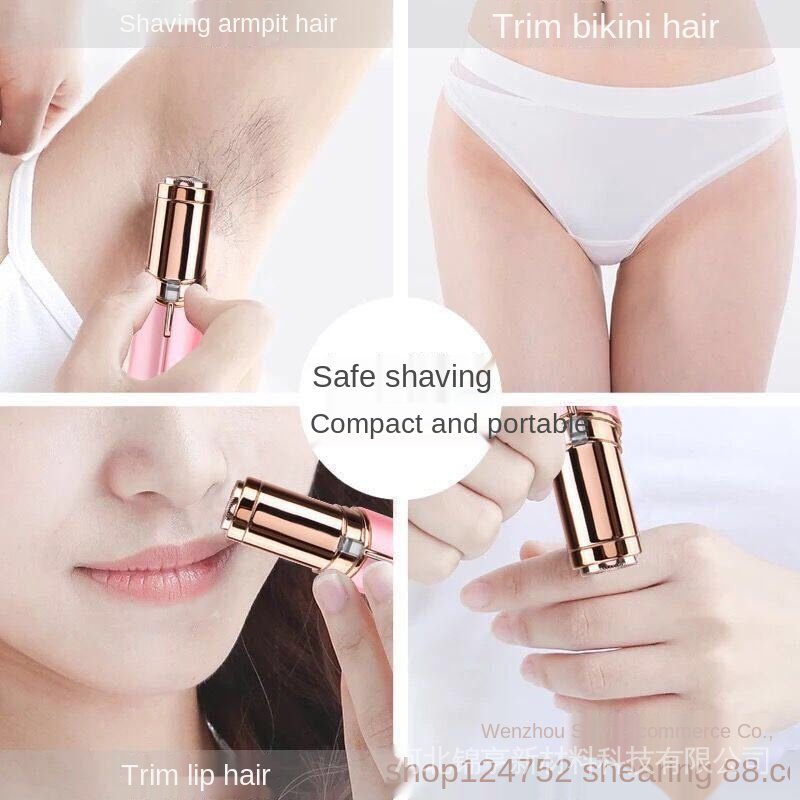 Máy tẩy lông chạy bằng pin/ sạc điện hình thỏi son tiện lợi