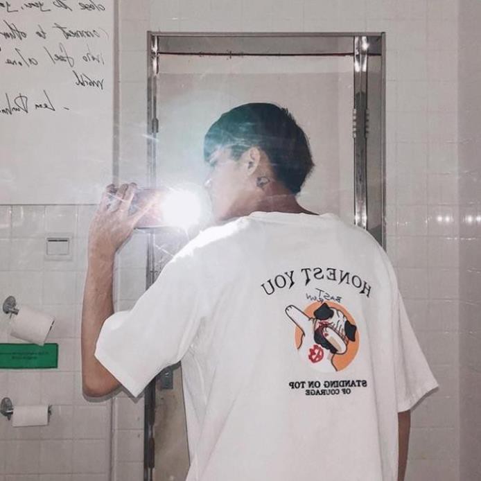 Áo thun HONEST YOU TRẮNG Nam Nữ UNISEX