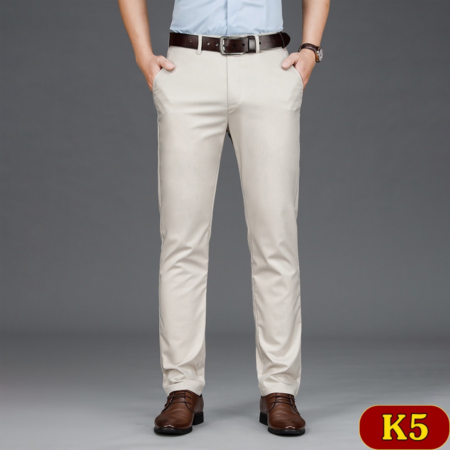 Quần Kaki Ống Rộng Maxtino. Quần Kaki Co Giãn Hàn Quốc, form Suông Ống Đứng - Phong Cách Công Sở.