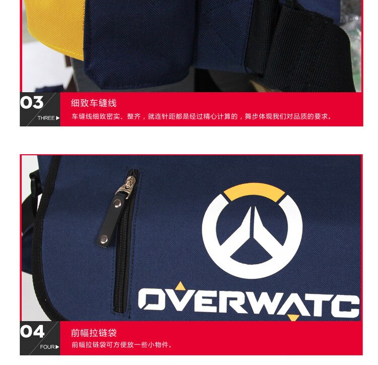 Nhật Bản Anime Overwatch Cosplay Messenger Bag School Học sinh Túi đeo vai Ken Kaneki Canvas Satchel Du lịch túi của nam giới Quà tặng