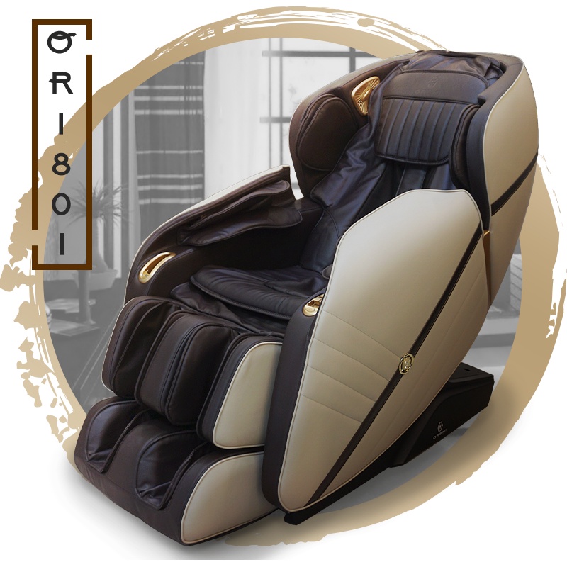 Ghế Massage Toàn Thân Oreni OR-180i - Con lăn 4D Silicone, Zero Gravity | Chính hãng Nhật Bản