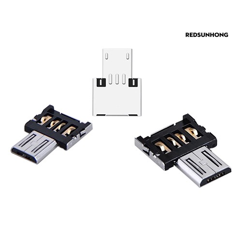 Đầu Chuyển Đổi Từ Cổng Micro Usb Sang Giác Cắm Usb Otg Tiện Dụng