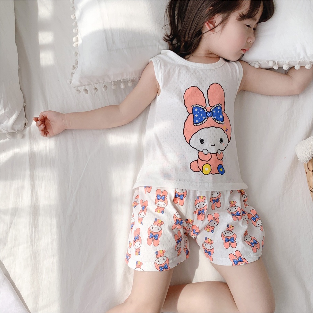 Bộ Cộc Tay Bé Gái - Đồ Bộ Bé Trai Mùa Hè