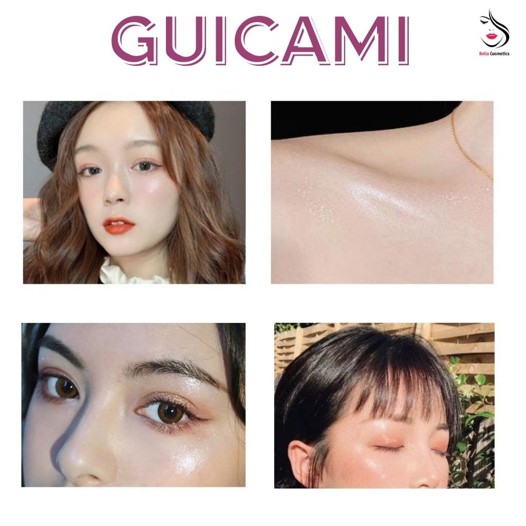 Nhũ Bắt Sáng Highlight GUICAMI Dạng Lỏng Chai Lăn