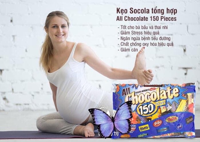 [Mã 253FMCGSALE giảm 8% đơn 500K]  [HSD 06/2022] Sôcôla Mỹ Tổng Hợp 9 Loại Kirkland All Chocolate 150 Pieces