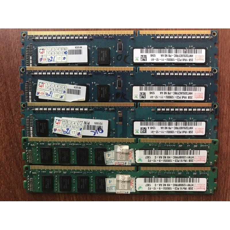 Ram PC 2GB DDR2 và DDR3 hàng tháo máy