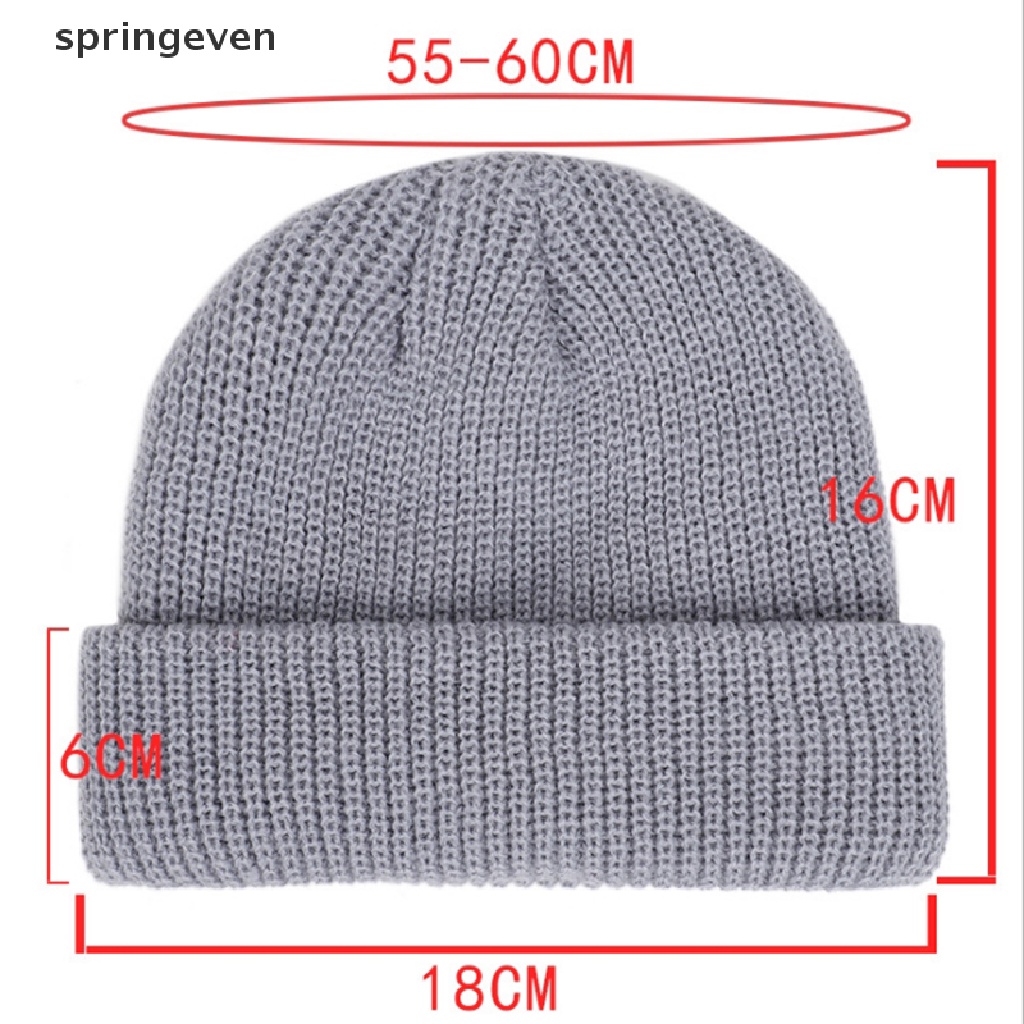 Mũ Beanie Unisex Giữ Ấm Mùa Đông Có Gân Mới