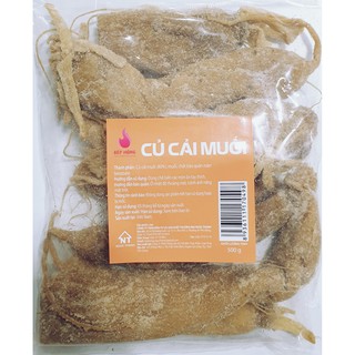 [NGUYÊN LIỆU AN TOÀN] Củ Cải Muối Nguyên Củ Bếp Hồng, Củ Cải Muối Sạch, Xá Bấu