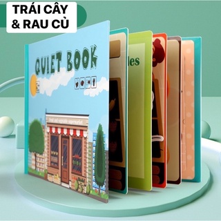 Sách bóc dán thông minh Montessori