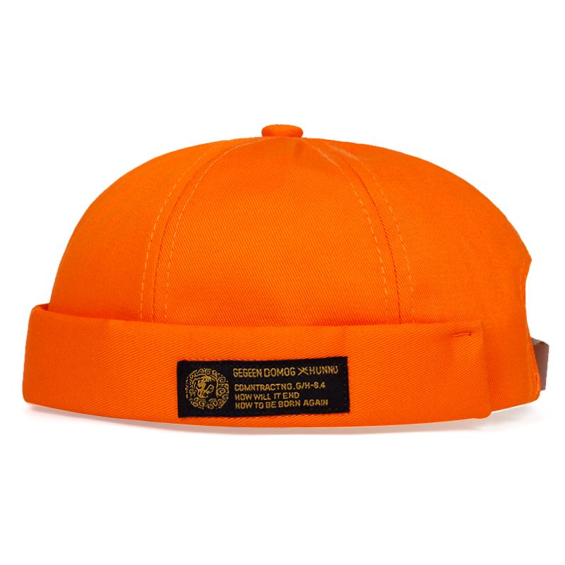 Mũ nồi vải cotton phối da thiết kế thời trang phong cách mùa đông cho nam và nữ