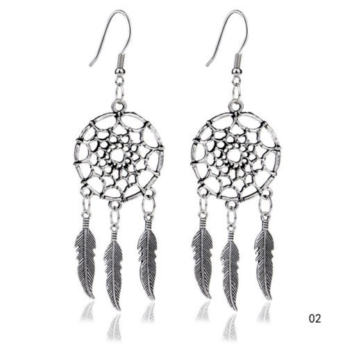 Hoa tai dáng dài hình Dream Catcher phong cách cổ điển cho nữ