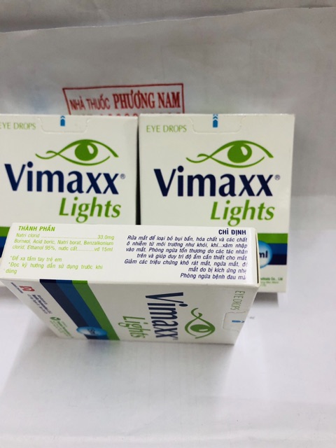 Nhỏ mắt VIMAXX-chai 15ml