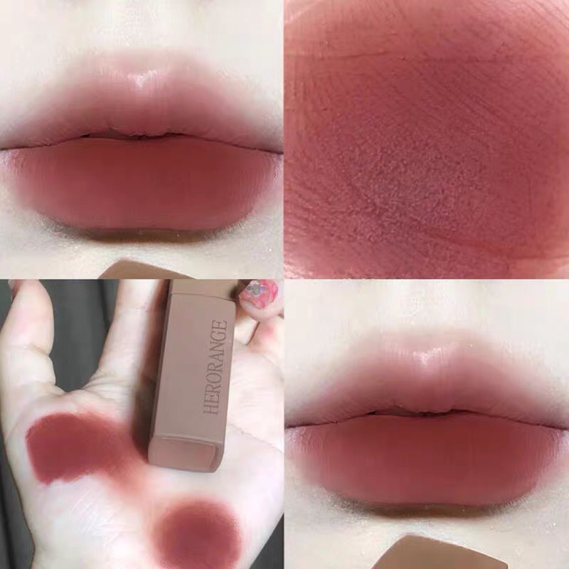 Son kem lì HERORANGE mềm môi căng mọng dưỡng ẩm MATTE LIP COLOR siêu hot trend HERO22