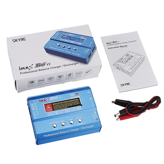 Sạc iMax B6 V2 SkyRC new , đo nội trở và dung lượng pin, bình ắc quy, sạc cân bằng cell pin