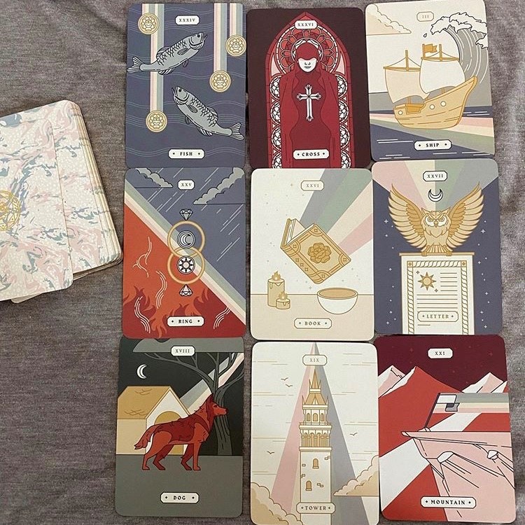 Bộ bài Arcana de Iris Sacra Lenormand Deck