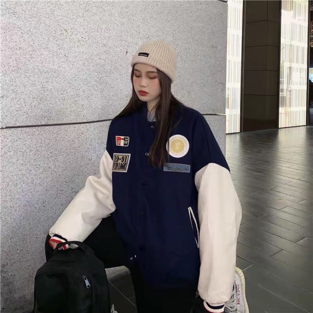 ỎDER ÁO BOMBER UNISEX CÁ TÍNH DÀY DẶN ULZZANG | BigBuy360 - bigbuy360.vn