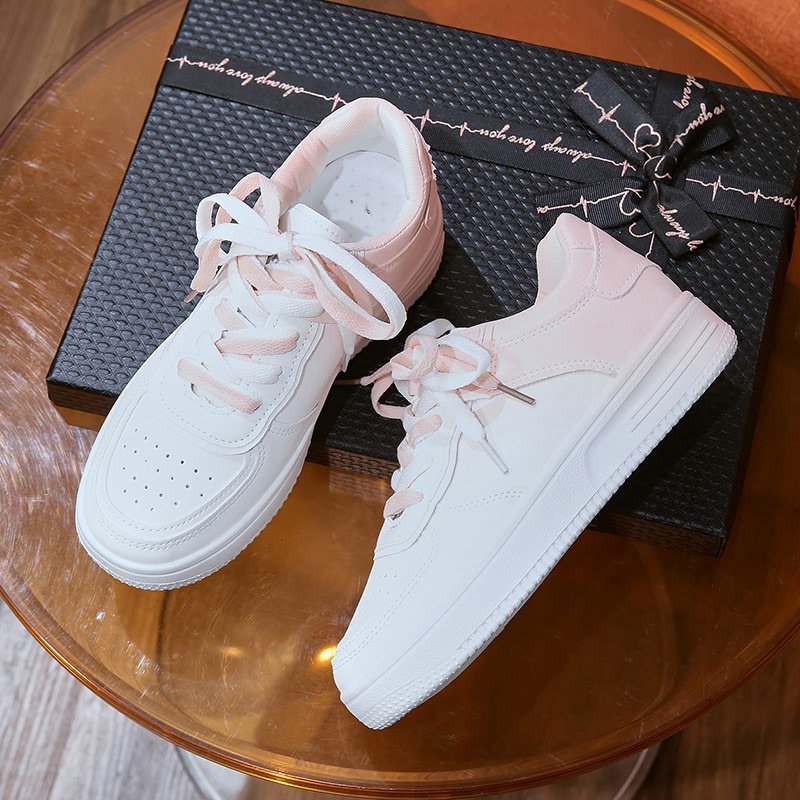 Giày thể thao nữ sneaker loang màu đế cao cổ thấp giá rẻ HAVAVA G011