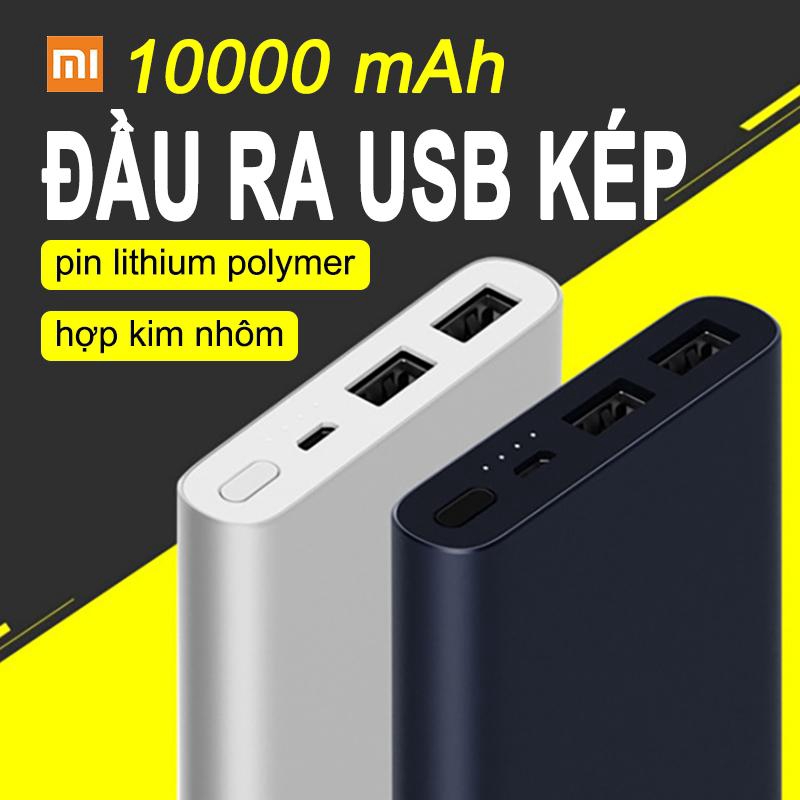 Pin sạc dự phòng XIAOMI 10000mAh Gen 2S - Input 2.0A/Output 2.4A [XMCDB]