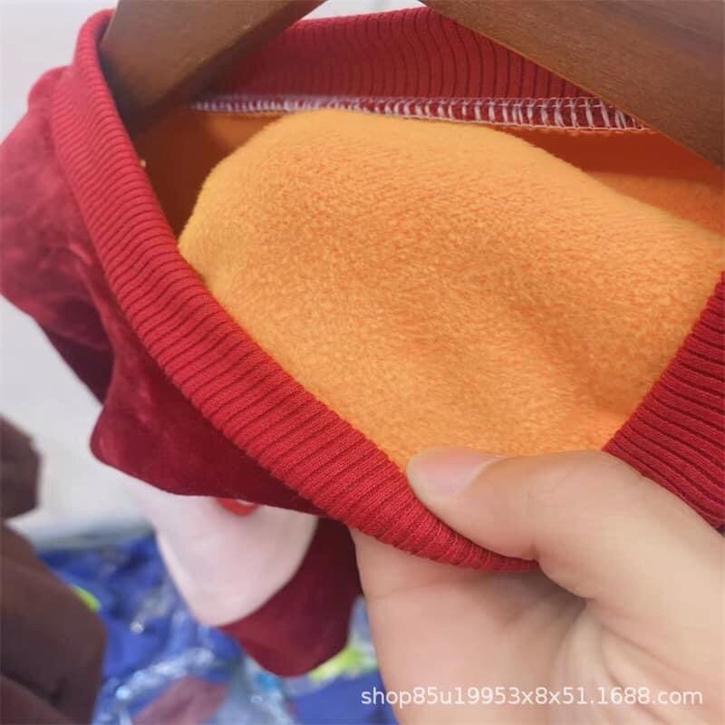 Áo nỉ lót lông siêu mềm mịn lại lót nỉ lông dày dặn, chất nỉ đanh mịn