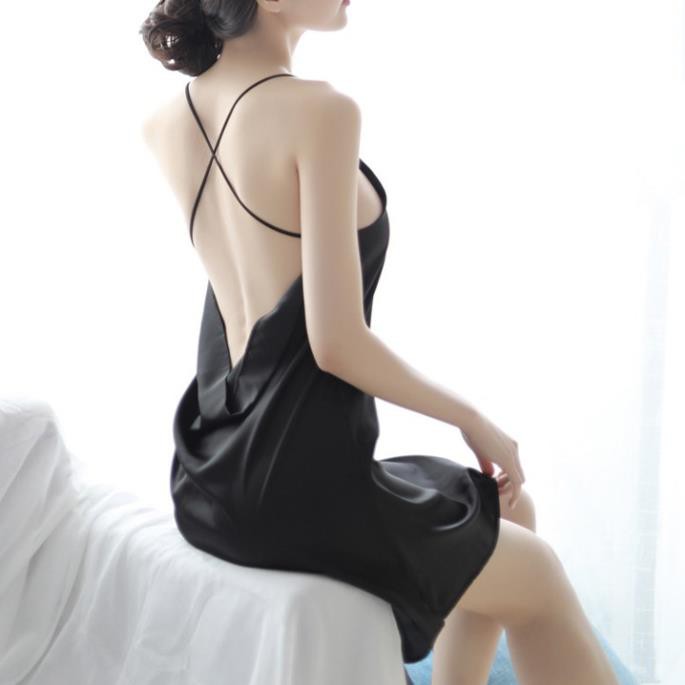[HÀNG CAO CẤP] Đầm ngủ hai dây cao cấp chéo lưng gợi cảm (Kèm video ảnh thật) Ly Ly Shop | BigBuy360 - bigbuy360.vn
