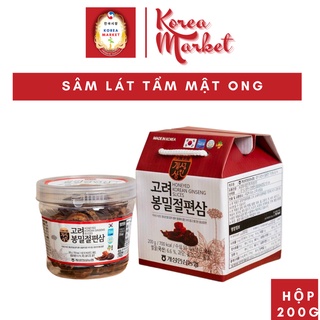 Sâm lát tẩm mật ong Nonghuyp_ Hộp 200g