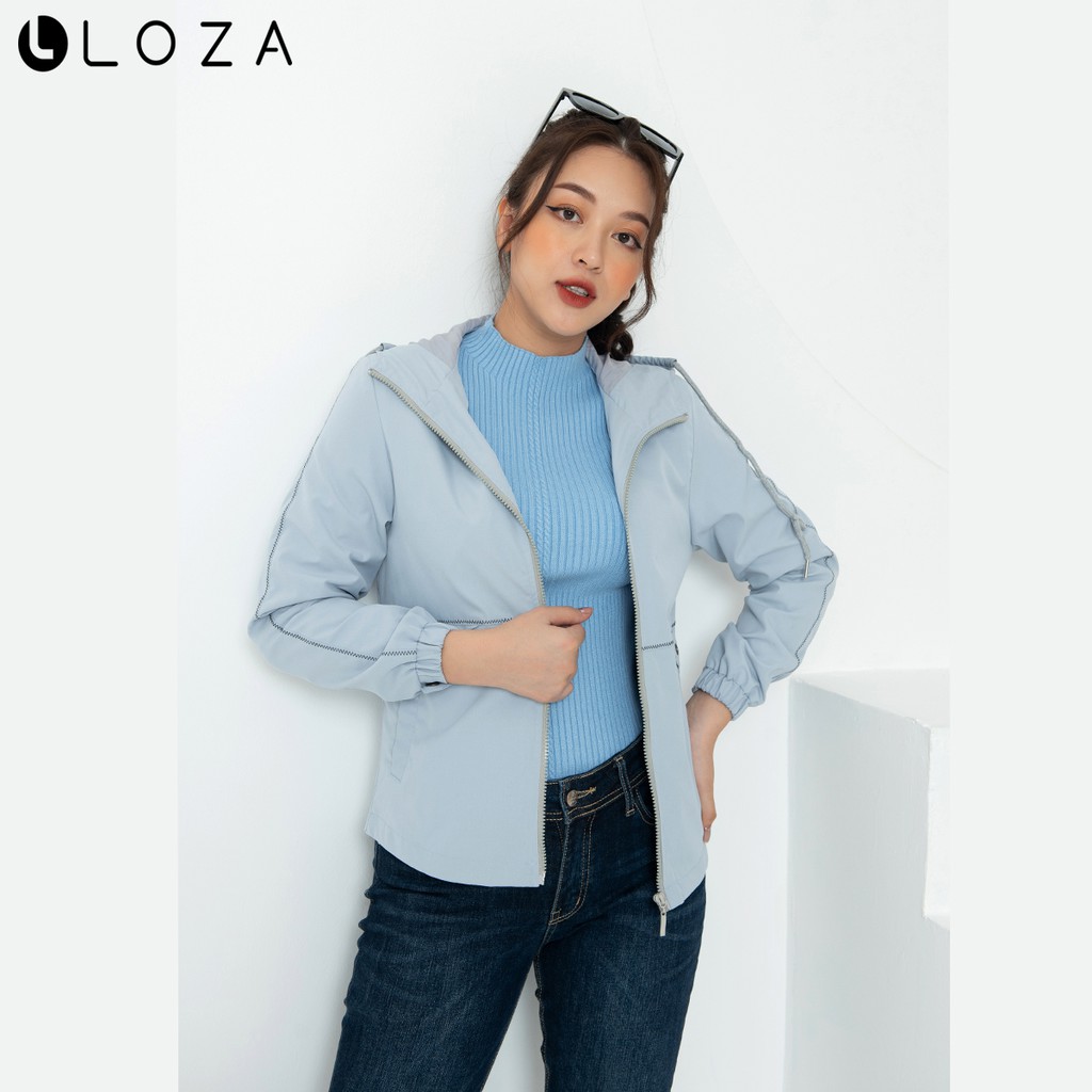 Áo jacket nữ phối viền-LOZA LJ10002 | BigBuy360 - bigbuy360.vn