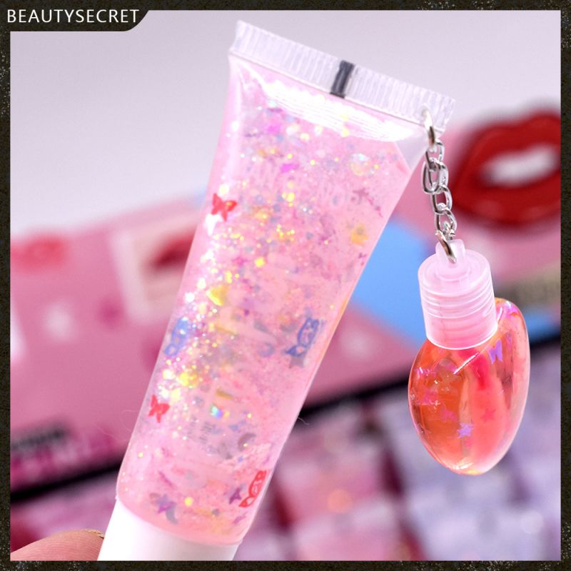 (Hàng Mới Về) Son Bóng Dưỡng Ẩm Màu Trong Suốt Tiện Dụng Chất Lượng Cao