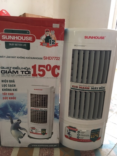 QUẠT ĐIỀU HOÀ SUNHOUSE SHD 7722 và 7723 - MÁY LÀM MÁT KHÔNG KHÍ