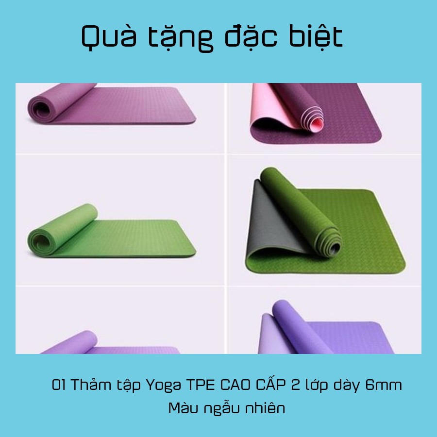 [TẶNG THẢM TẬP YOGA 2 LỚP]E-voucher Trọn bộ FULL 3 khóa học YOGA ONLINE NGUYỄN HIẾU tại nhà