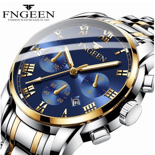 Đồng Hồ Thạch Anh FNGEEN F14 Phong Cách Cá Tính Cho Nam