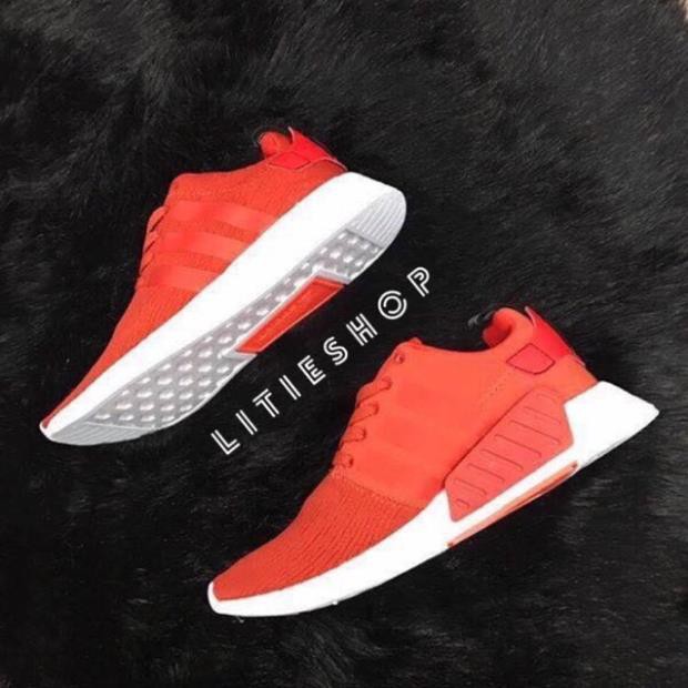 11-11 SALE KHỦNG [Chính Hãng] ẢNH THẬT | GIÀY ADIDAS NMD R2 TOTAL HARVEST ORANGE CAM . 2020 new HOT . new RẺ VÔ ĐỊCH *