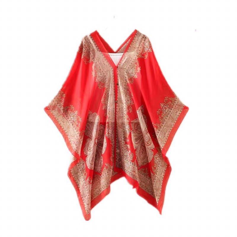 Khăn Choàng Voan Đi Biển Chống Nắng Mùa Hè Phong Cách Hàn Quốc