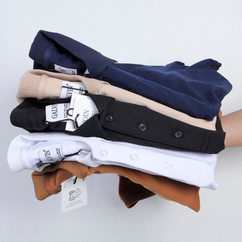[SIÊU HOT] ÁO POLO NAM GALVIN CỔ DỆT CÔNG SỞ | BigBuy360 - bigbuy360.vn