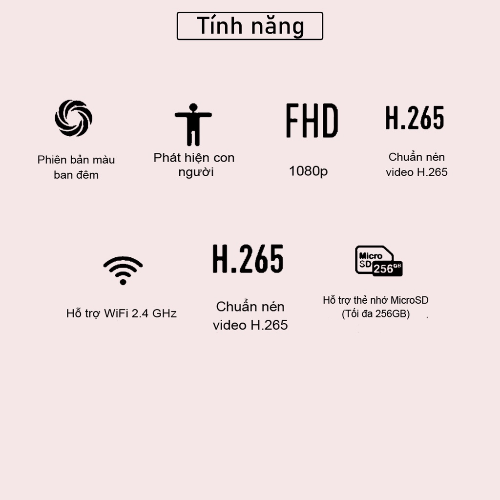 Camera Ngoài Trời Wi-Fi 2MP EZVIZ C3N HD 1080P Màu Ban Đêm - Hàng chính hãng bảo hành 24 tháng