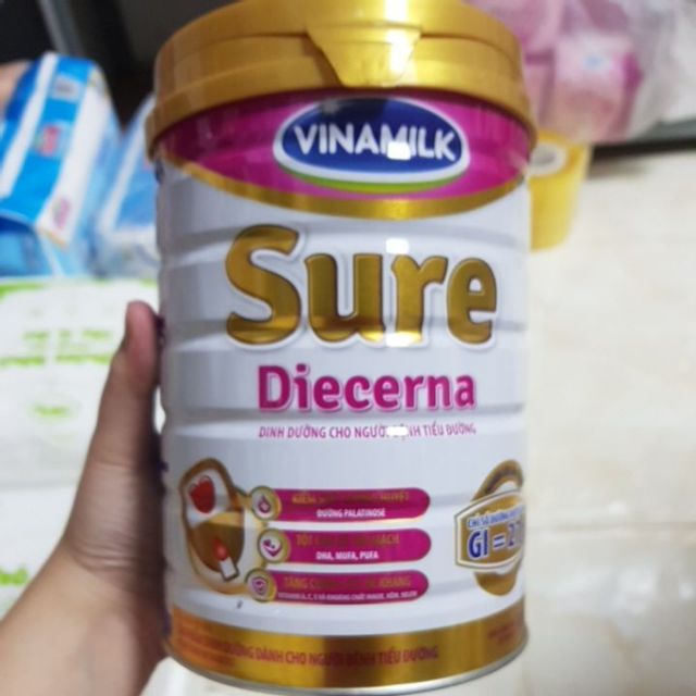 Sữa bột Vinamilk Sure Diecerna 900g mẫu mới