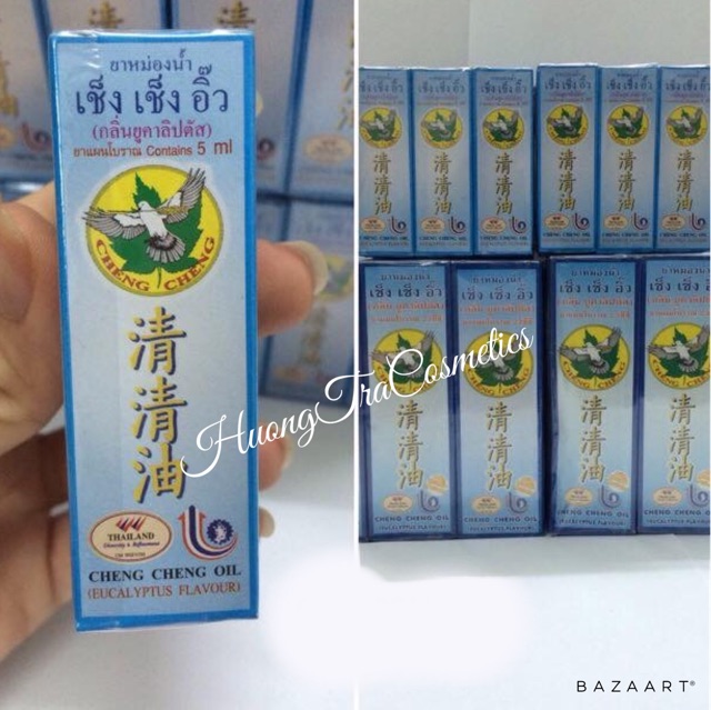 Lốc 6 chai dầu gió Cheng Cheng Oil 5ml