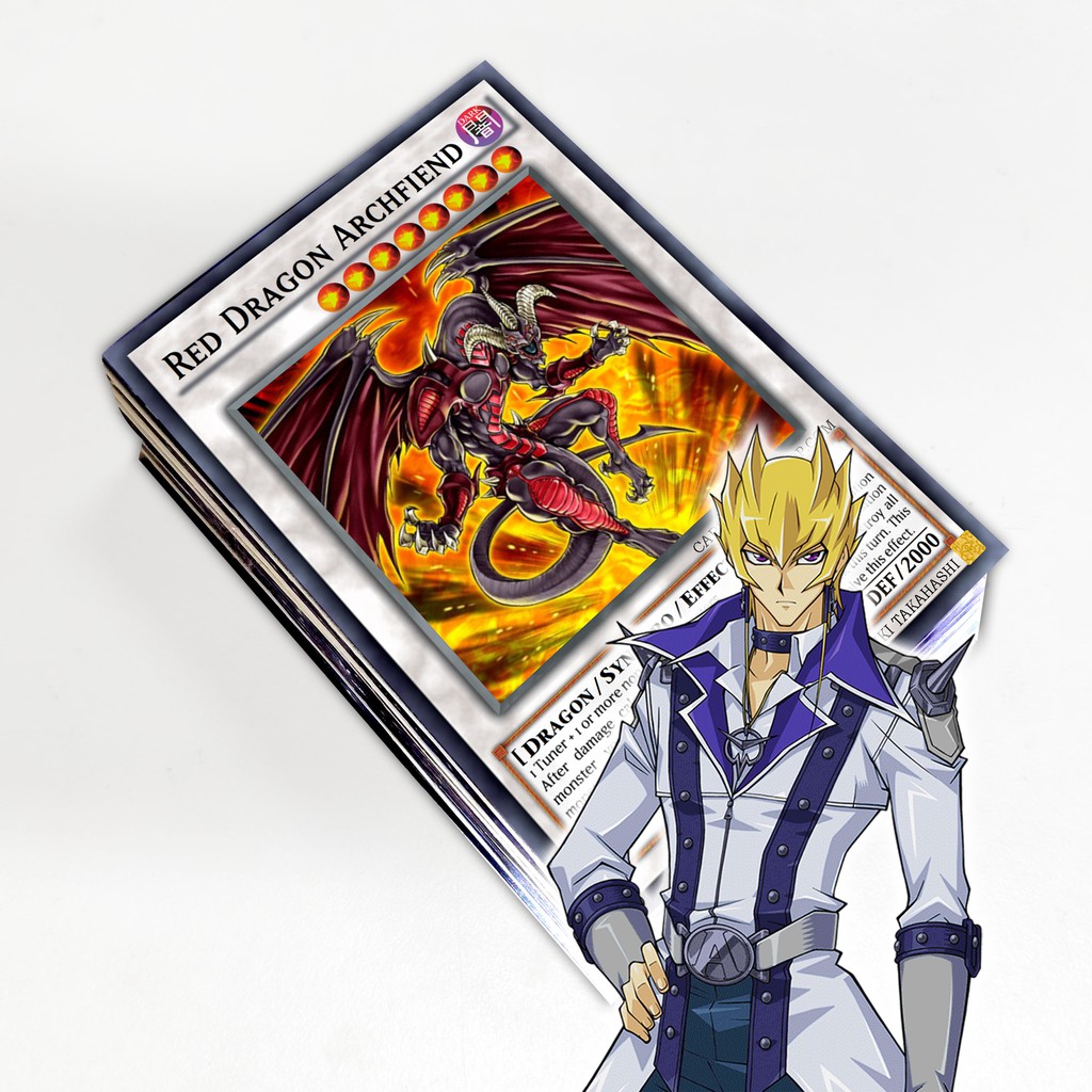 Bộ Bài Yugioh in - 54 lá Deck Jack Atlas